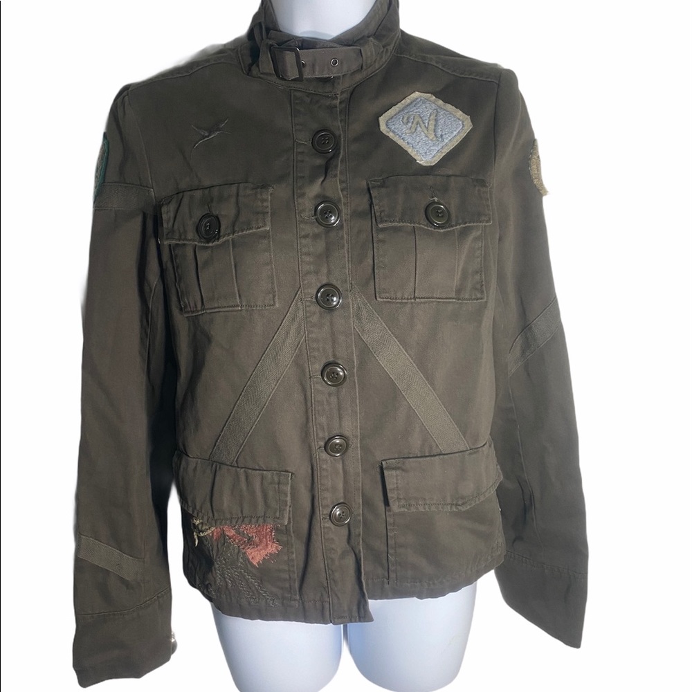 Unit Military Style Utility Jacket Size M